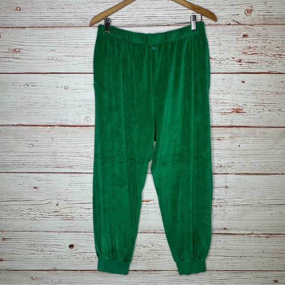 Suzi Kondi Pants - New Suzie Kondi Patmos High Rise Pocket Pants in Jellybean Green Velour Sz L